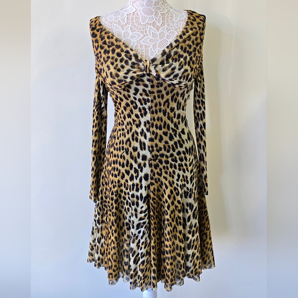 Fuzzi Leopard Dress